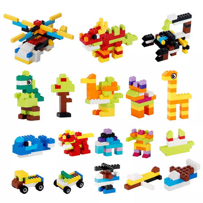 1000 Pieces DIY Creative Building Blocks Bulk Sets City Classic Bricks Assembly Brinquedos Educational Toys for Children