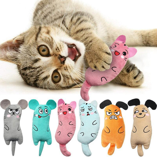 Cat Pet Plush Embroidered Mint Toys