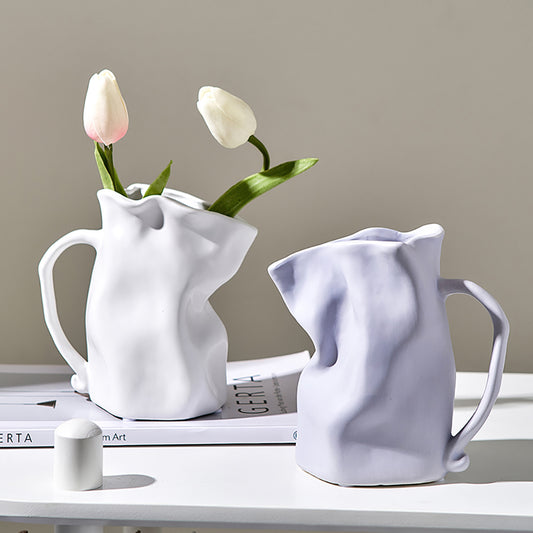 Luxury Electroplated Ceramic Vase