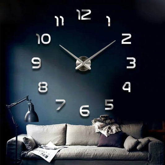 Creative Diy Clock Wall Clock Living Room Home